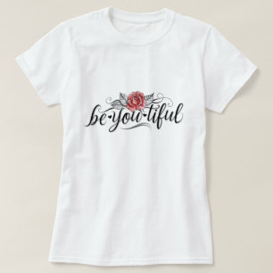 Bli en vacker vacker flicka, vare sig du, flickor, t-shirt