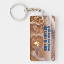 "Bli en värdefull man" inspirationsoffert Nyckelring