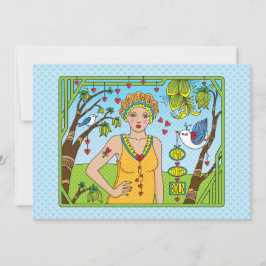 Bli ett annat platta kort på 7 x 5 tum