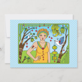 Bli ett annat platta kort på 7 x 5 tum