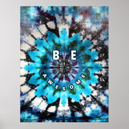 Bli Fantastisk-färgdesign Poster