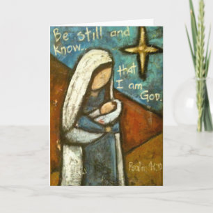 Bli fortfarande julkort helgkort