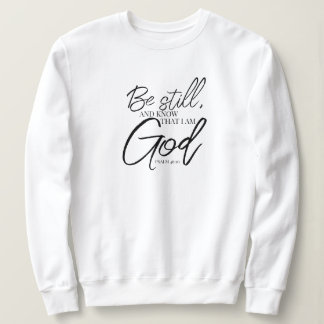 Bli fortfarande psalm 46:10 Modern skript T Shirt