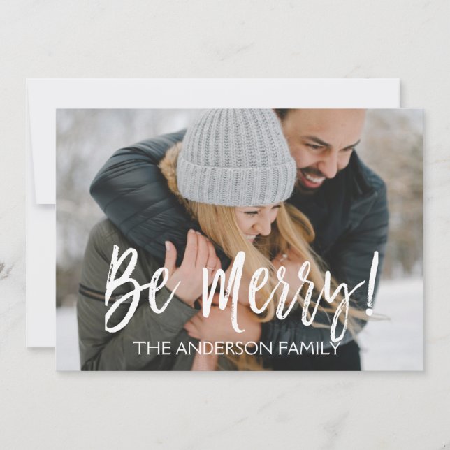 Bli fotokort för God jul Julkort (Framsida)