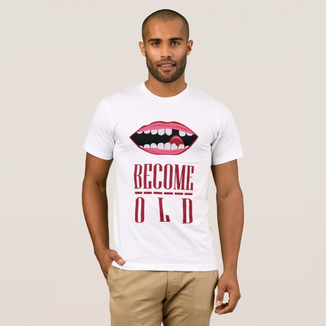 bli gammal t-shirt (Hel framsida)