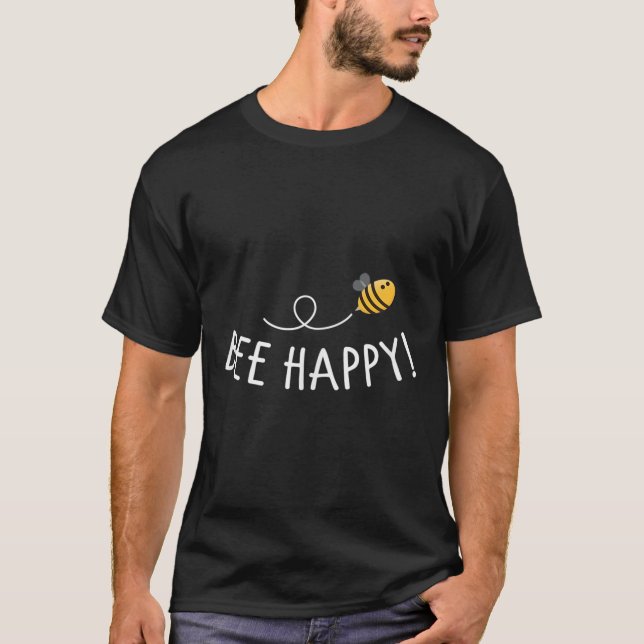 Bli Glad - Bibidöd Miljövård Bi T Shirt (Framsida)