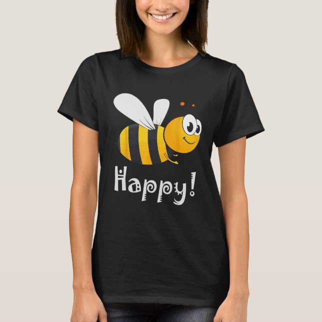 Bli Glad Bli Ljus T Shirt (Framsida)