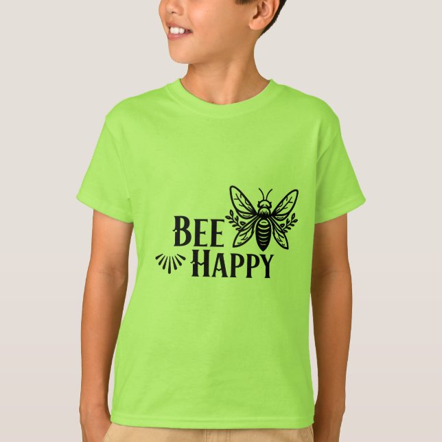 Bli Glad T Shirt (Framsida)
