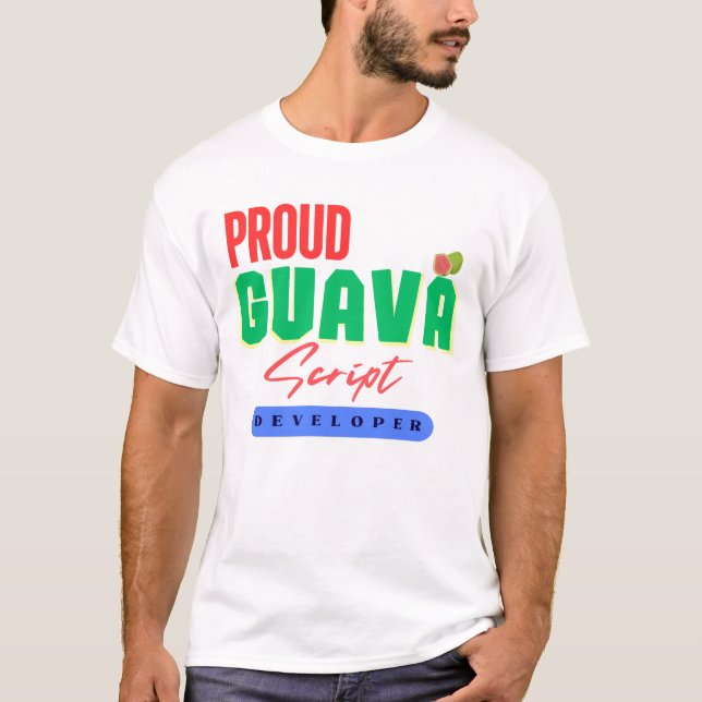 Bli GuavaScript-språkutvecklare på t-shirt (Framsida)