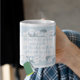 Bli hans Namn Psalm Christian Verse Söt Kaffemugg