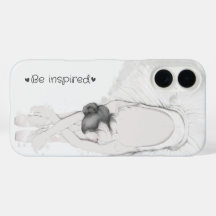 Bli inspirerad ballerina iPhone/iPad-väska
