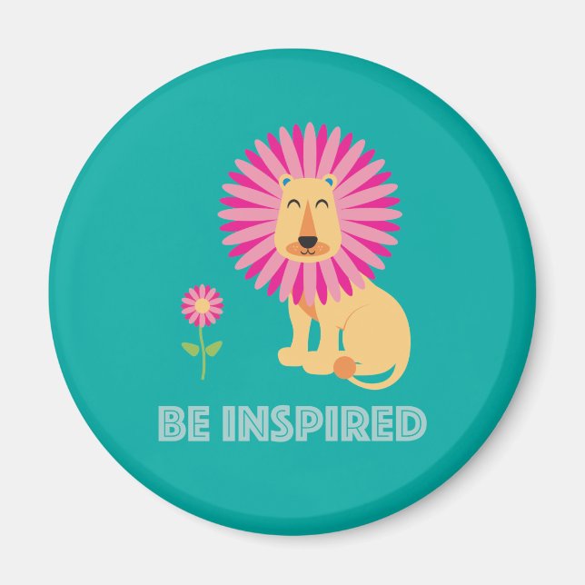 Bli inspirerad magnet (Framsidan)