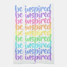 "Bli inspirerad", Rainbow Kitchen Towel