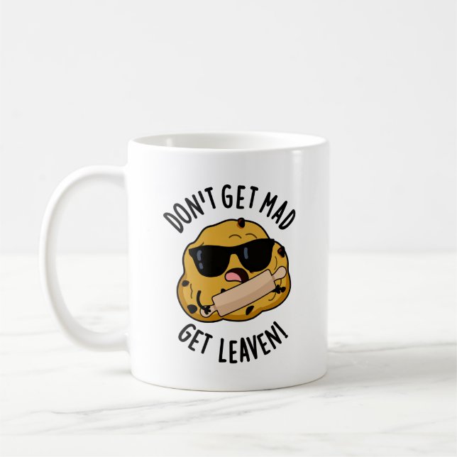 Bli inte arg, skaffa jäst - Rolig deg-punshanterin Kaffemugg (Vänster)