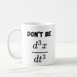 Bli inte den tredje Idiot Math Student Teach Kaffemugg
