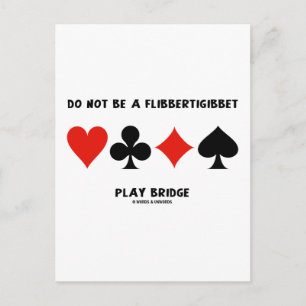 Bli inte en flibbertigighet Play-bro Vykort