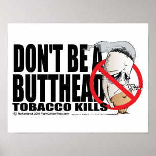 Bli inte en knut poster