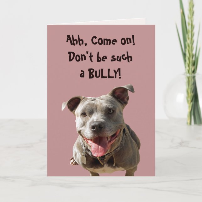 Bli inte ett Bully Get Well Card Kort (Framsida)