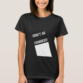 Bli inte korkade citat svarta kvinnors t-shirt