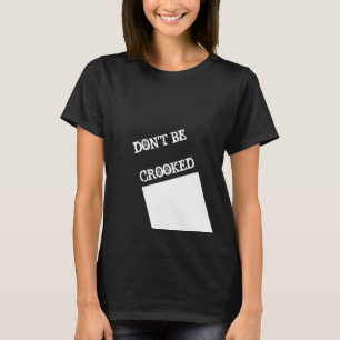 Bli inte korkade citat svarta kvinnors t-shirt