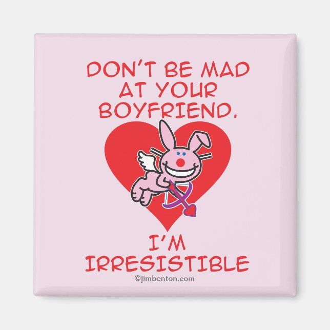 Bli inte mad magnet (Framsidan)