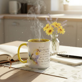 Bli inte nedslagen, akvarellfågel   mugg