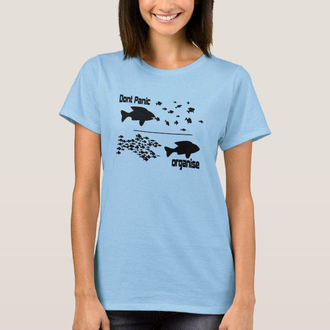 Bli inte panik tee shirt (Framsida)