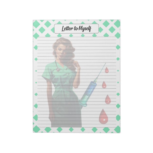 Bli inte själv _ Brev till mig själv Anteckningsblock (Roterad)