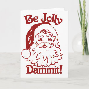 Bli Jul Humor Helgkort