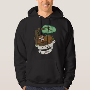 Bli långsam hoodie