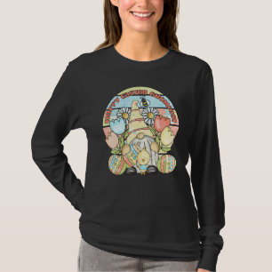 Bli Lycklig Dy Gnome Christian Påsk Day Påsk Bunn T Shirt