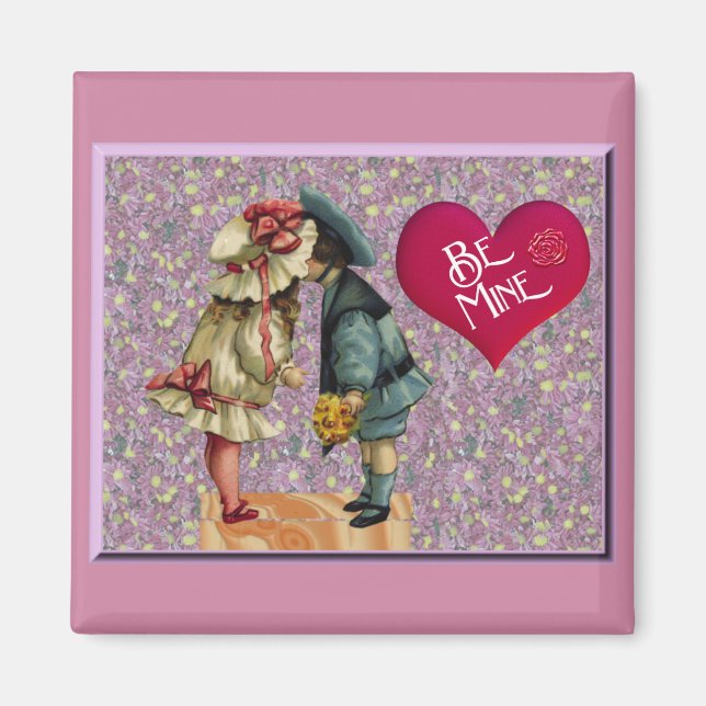 "Bli min" Sweet Nostalgic Valentine Magnet (Framsidan)