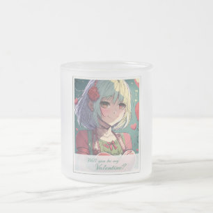 Bli min Valentine i Manga Stil 33420 Frostad Glasmugg
