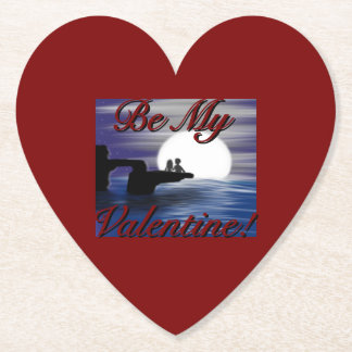 "Bli min Valentine" Underlägg Papper