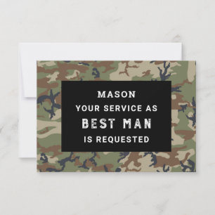 Bli mitt bästa mankort - Camo Tack Kort