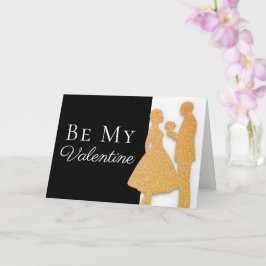 Bli mitt Valentine Hälsning-kort Kort