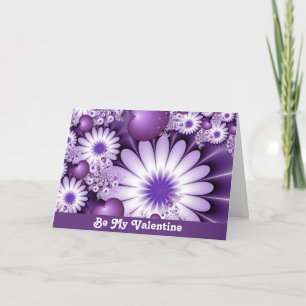 Bli mitt Valentine Kärlek Hearts-kort Helgkort