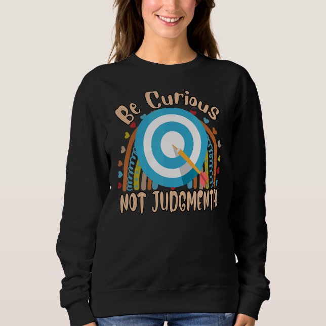 Bli Nyfiken, inte jaktgrafik på Ord T Shirt (Framsida)