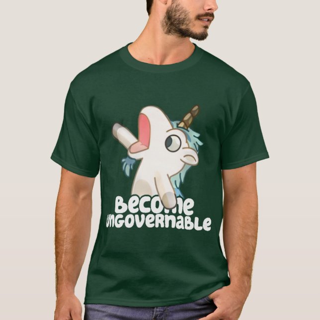 Bli ohanterlig flicka t shirt (Framsida)