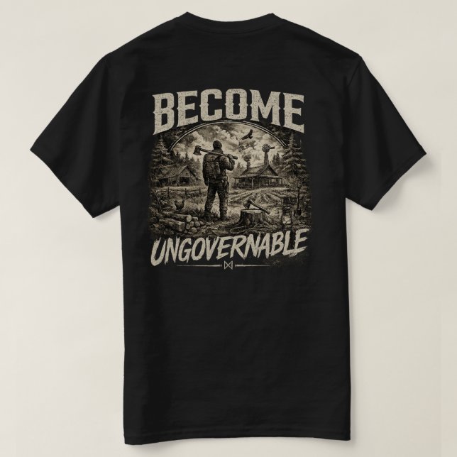 Bli Ostyrbar Homesteader T-shirt (Design baksida)