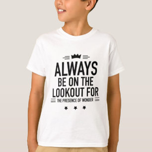 Bli på utkik svart t shirt