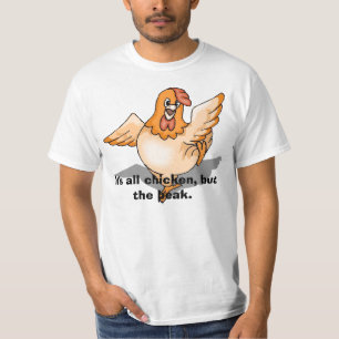 bli rädd, är det all höna, men beak.en t shirt