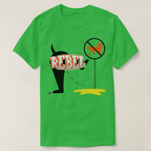 Bli rebell t shirt (Design framsida)
