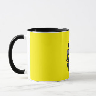 Bli rik eller dö på försök — kromatisk typografi m mugg