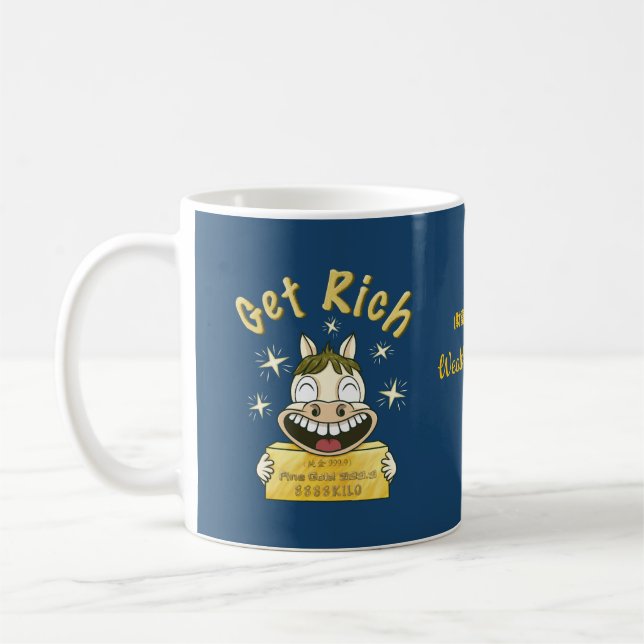 Bli rik idag_Wealth Wingman Pony Kaffemugg (Vänster)