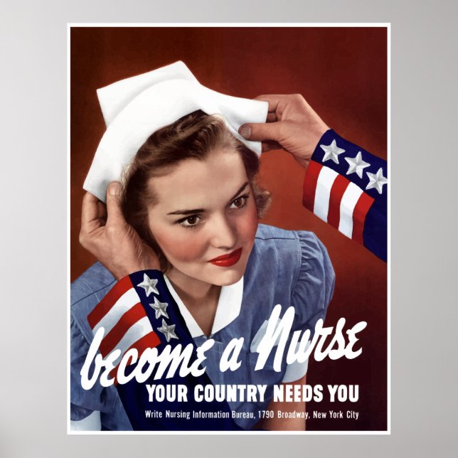 Bli sjuksköterska - Gräns Poster (Framsidan)