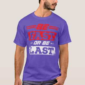 Bli snabbt eller kör Tävling-drivning med Tävla si T Shirt