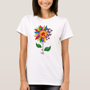 Bli solrosa- Atism Awareness T Shirt