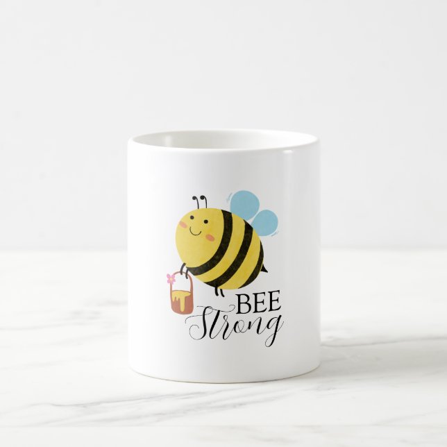 Bli Stark En Summ av Positivitet Kaffemugg (Center)