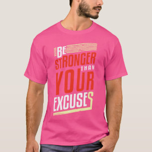 Bli starkare än framgången för din sakliga motivat t shirt